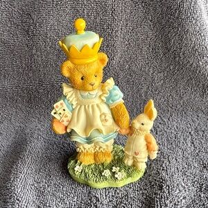 Vintage Cherished Teddies. Bear and Bunny Figurine